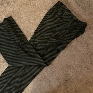 Theory Women’s Pinstriped Dark Brown Pants